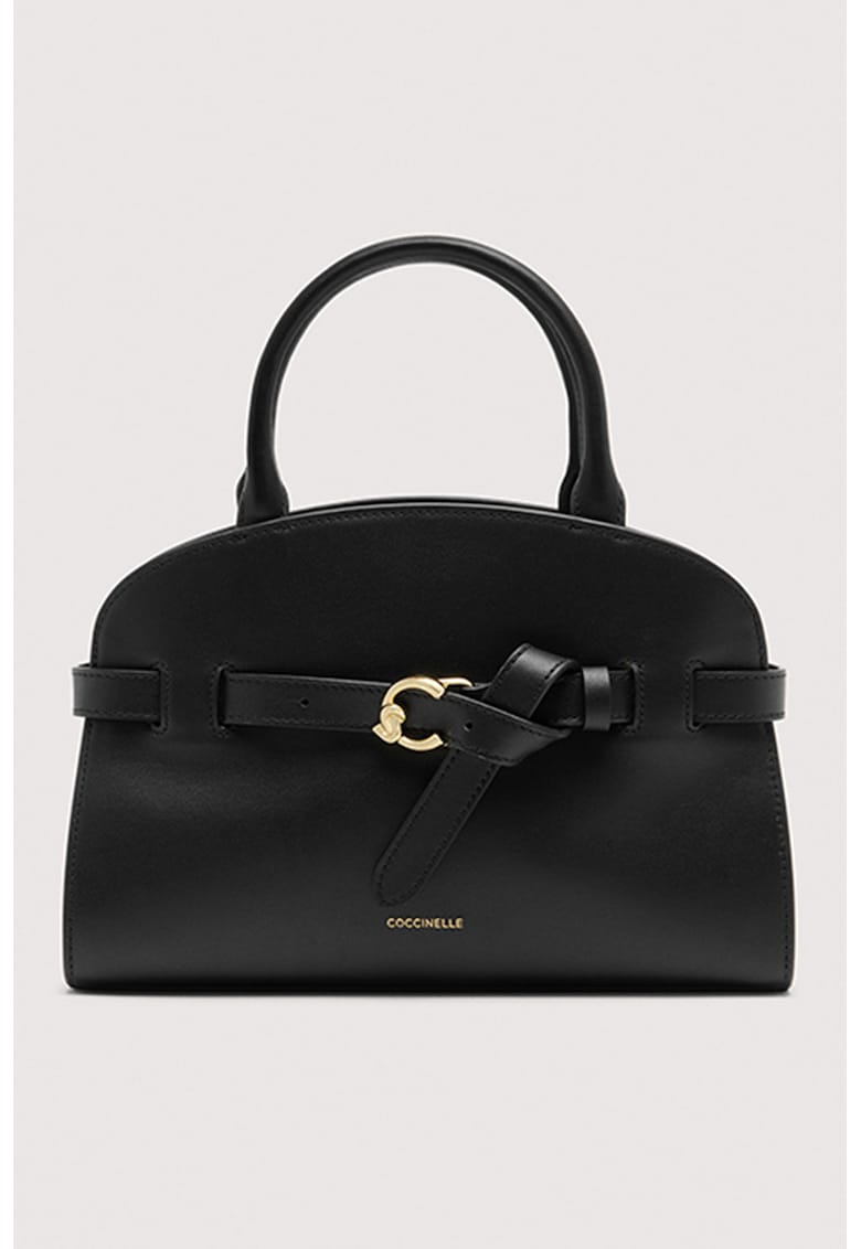 Geanta tote de piele cu bareta decorativa Sabine Geanta tote de piele cu bareta decorativa Sabine