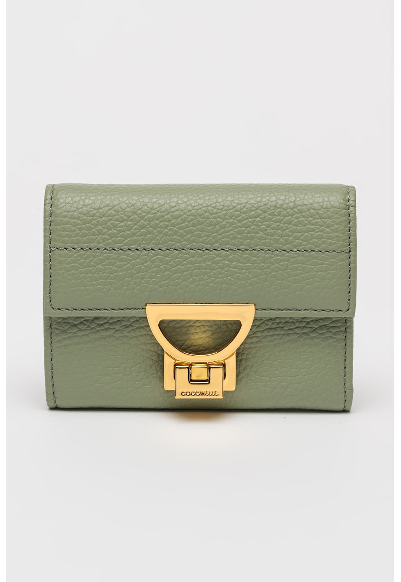 Portofel de piele cu aspect granulat Arlettis