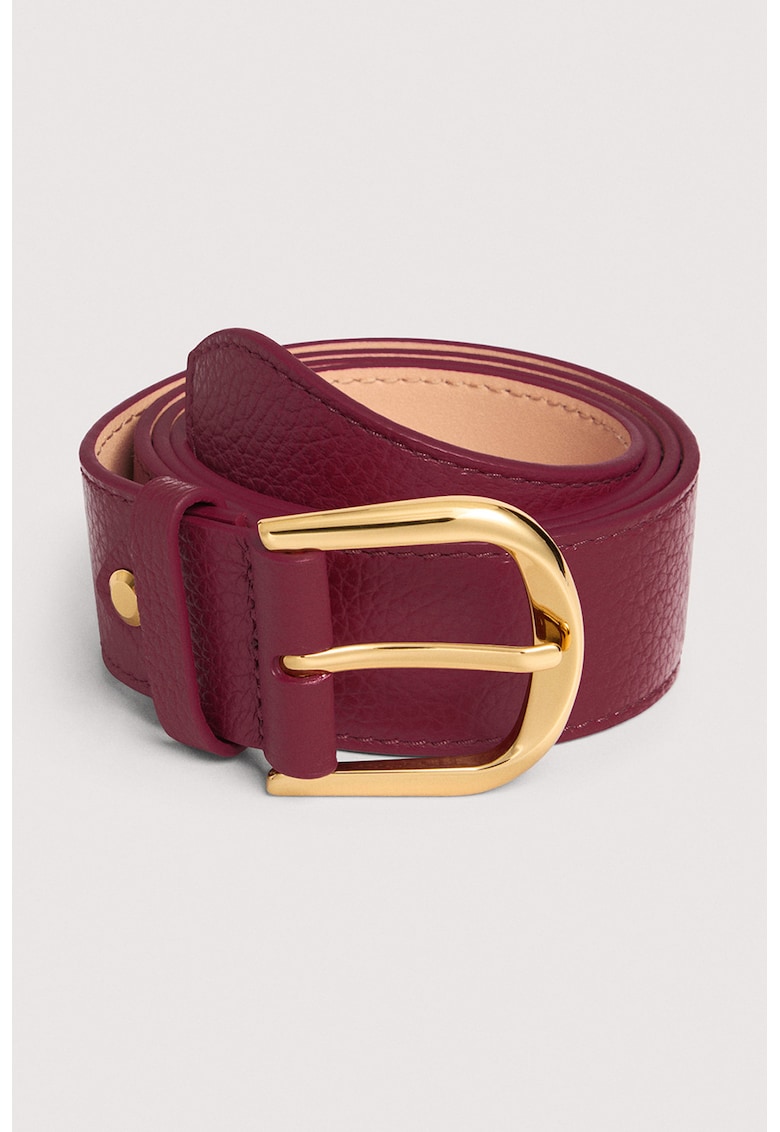 Curea de piele cu catarama metalica Erika