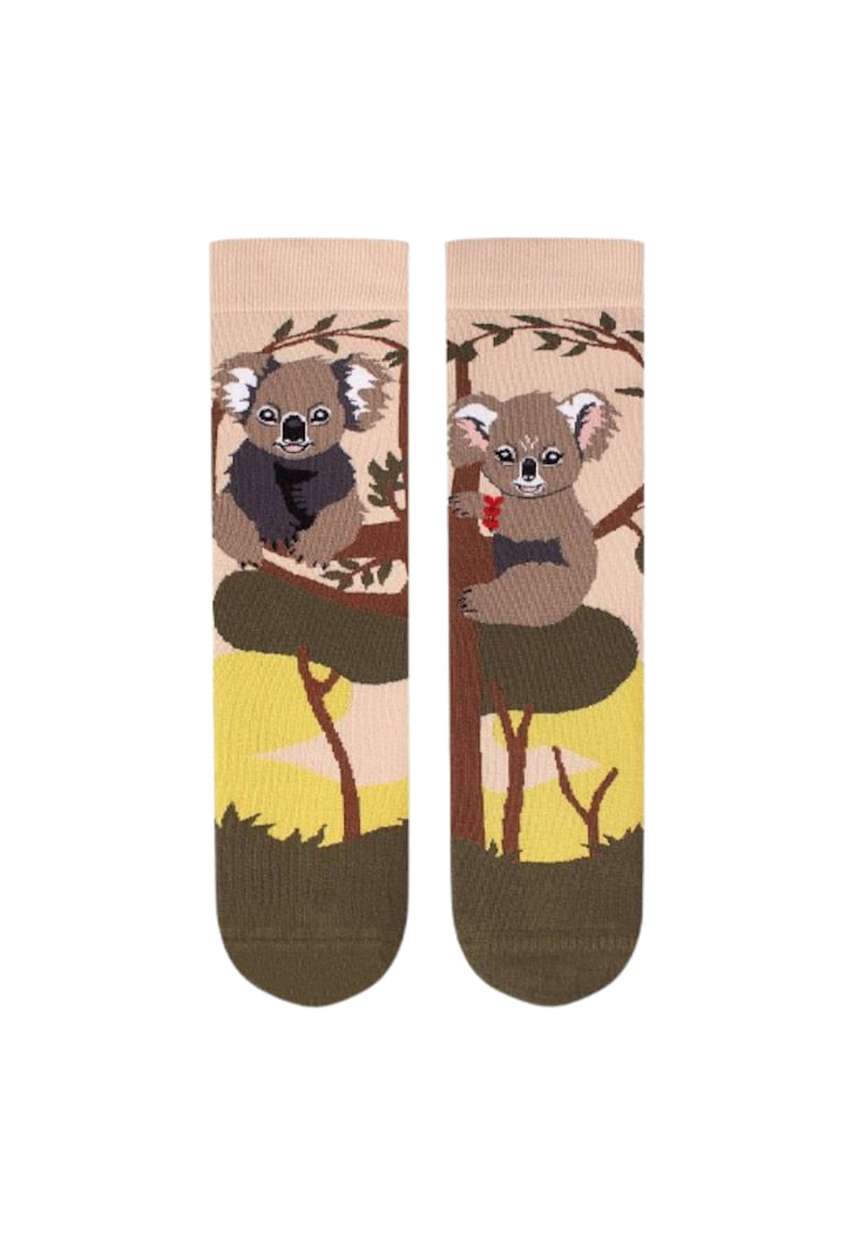 Sosete din bumbac organic Arty Socks Koala Indragostite Kaki