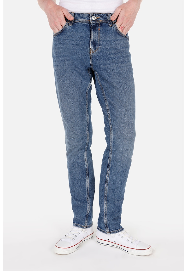 Blugi slim-fit - Albastru prafuit