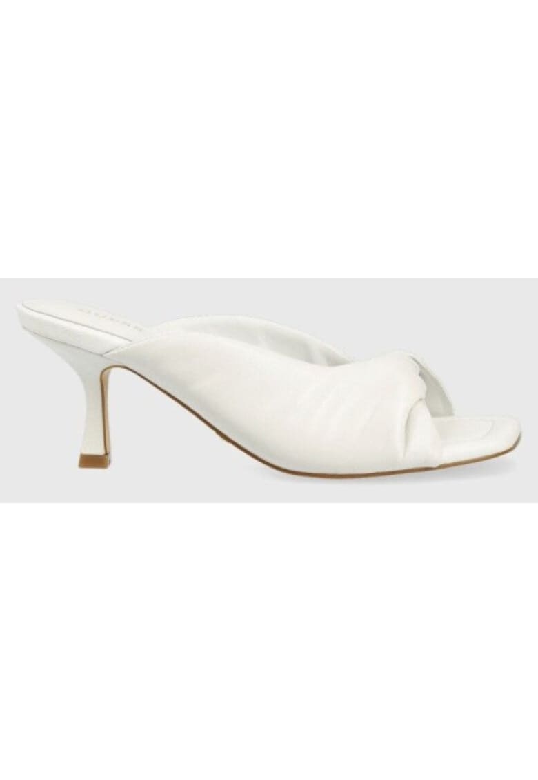 Guess Sandale dama Piele naturala - Alb - Alb