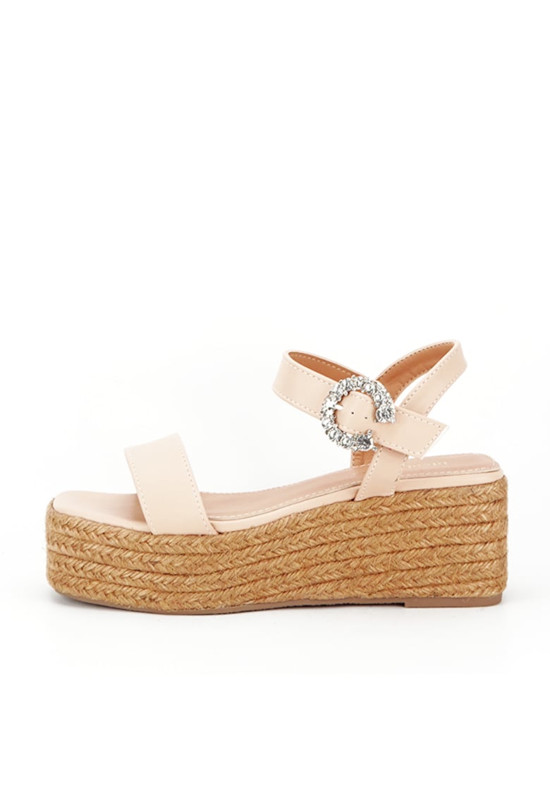 Sandale bej cu platforma 5935 126 13106