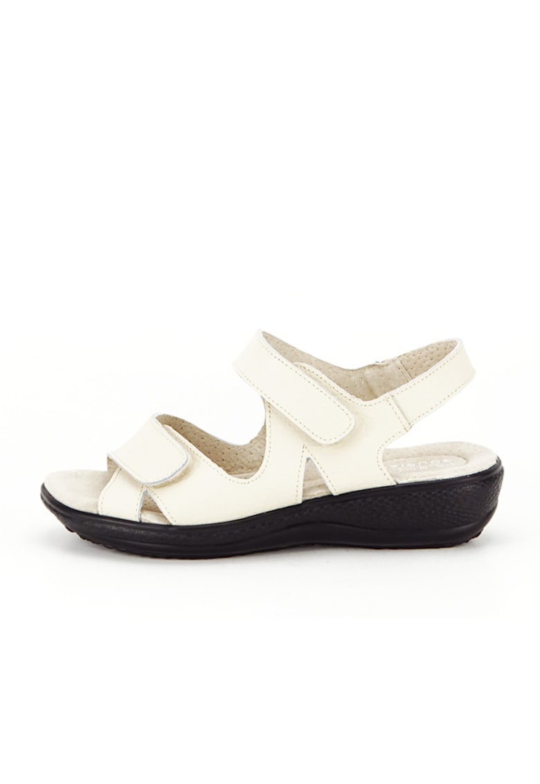Sandale bej din piele naturala DLNY7858 M4 13092 - Bej