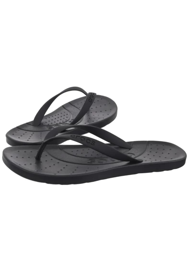 Slapi unisex  Sintetic - Negru