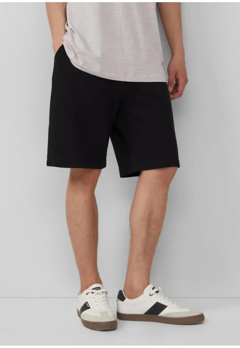 Pantaloni scurti barbati - Detroit - cu talie medie si croiala Regular Fit - Negru