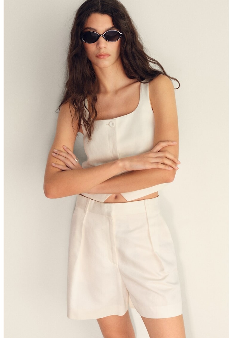 Vesta crop cu nasturi