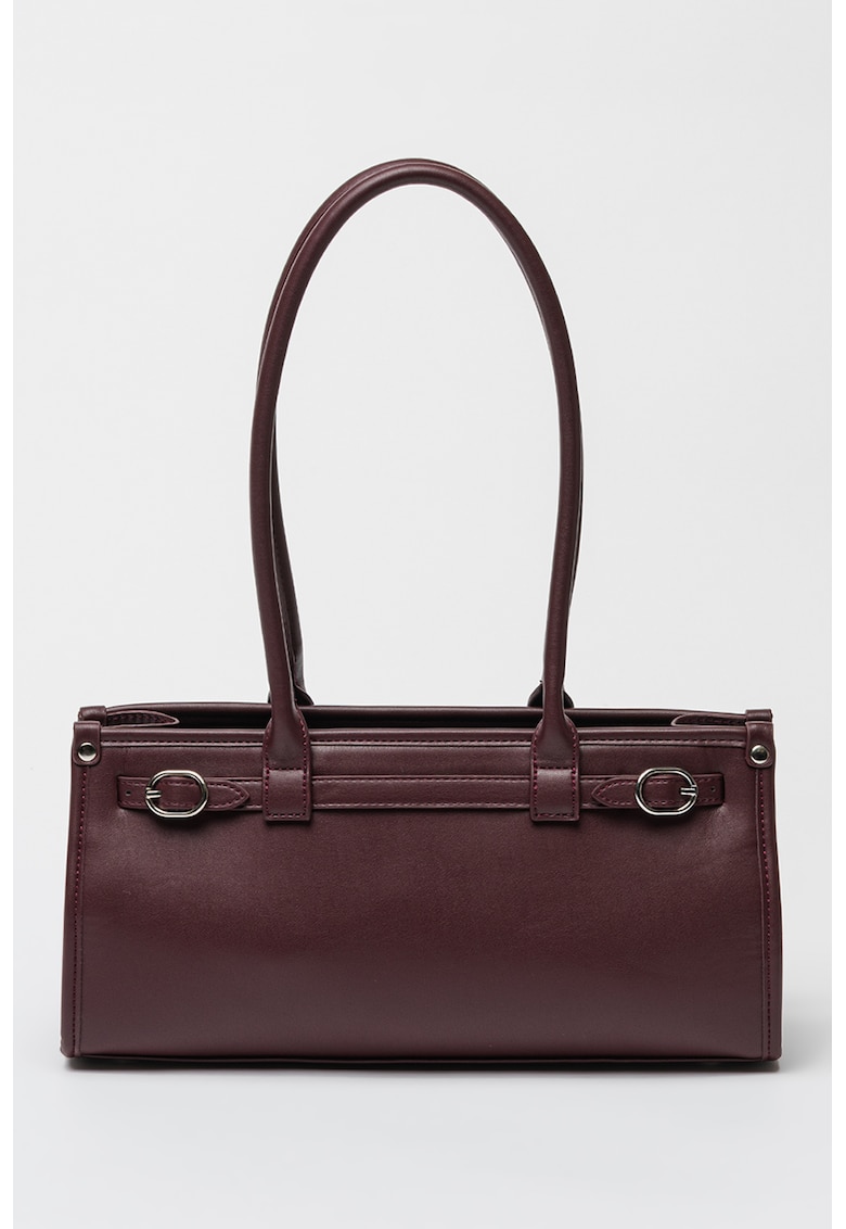 Geanta uni de piele ecologica cu bareta detasabila de umar