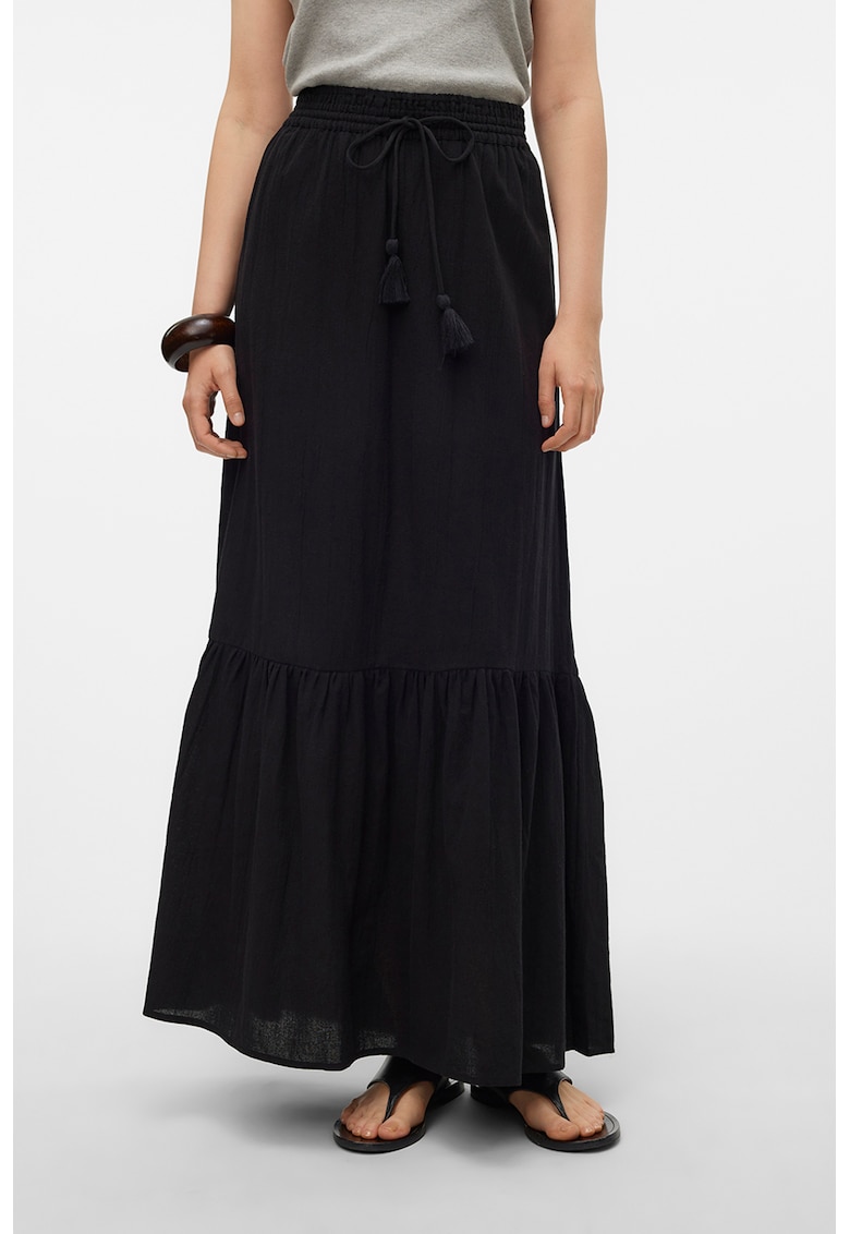 Fusta maxi cu terminatie cu volan