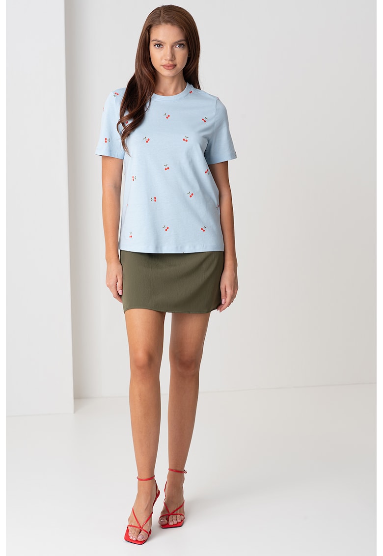 Tricou din bumbac organic - Albastru deschis