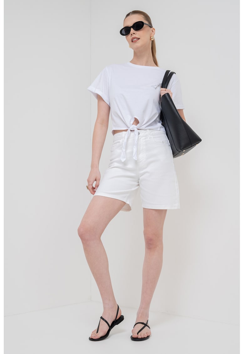 Tricou crop de bumbac organic Cami