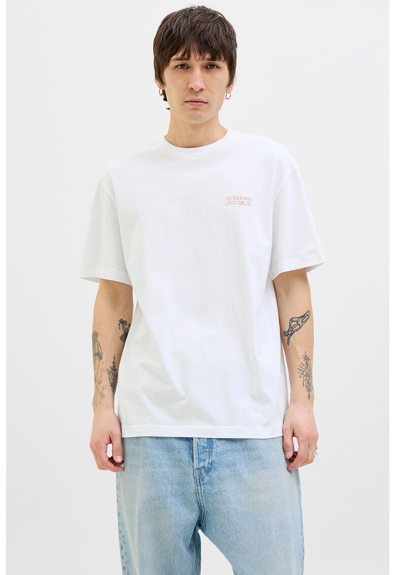 Tricou din bumbac cu imprimeu pe partea din spate