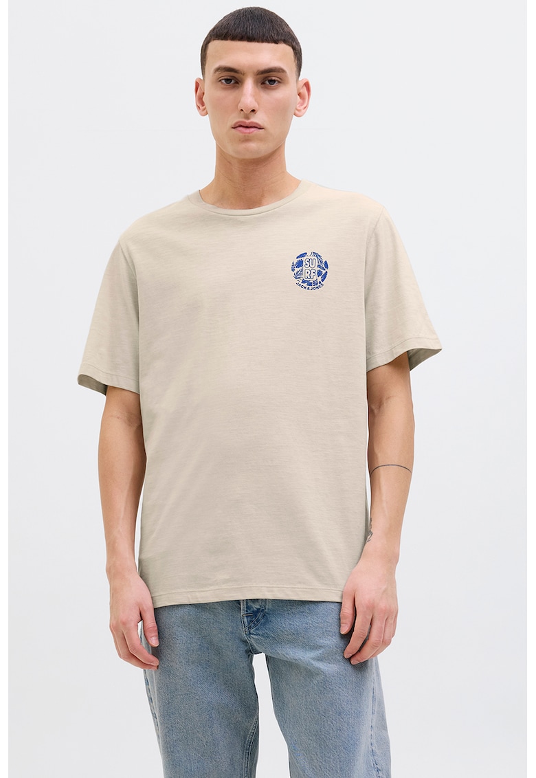 Tricou regular fit cu imprimeu text