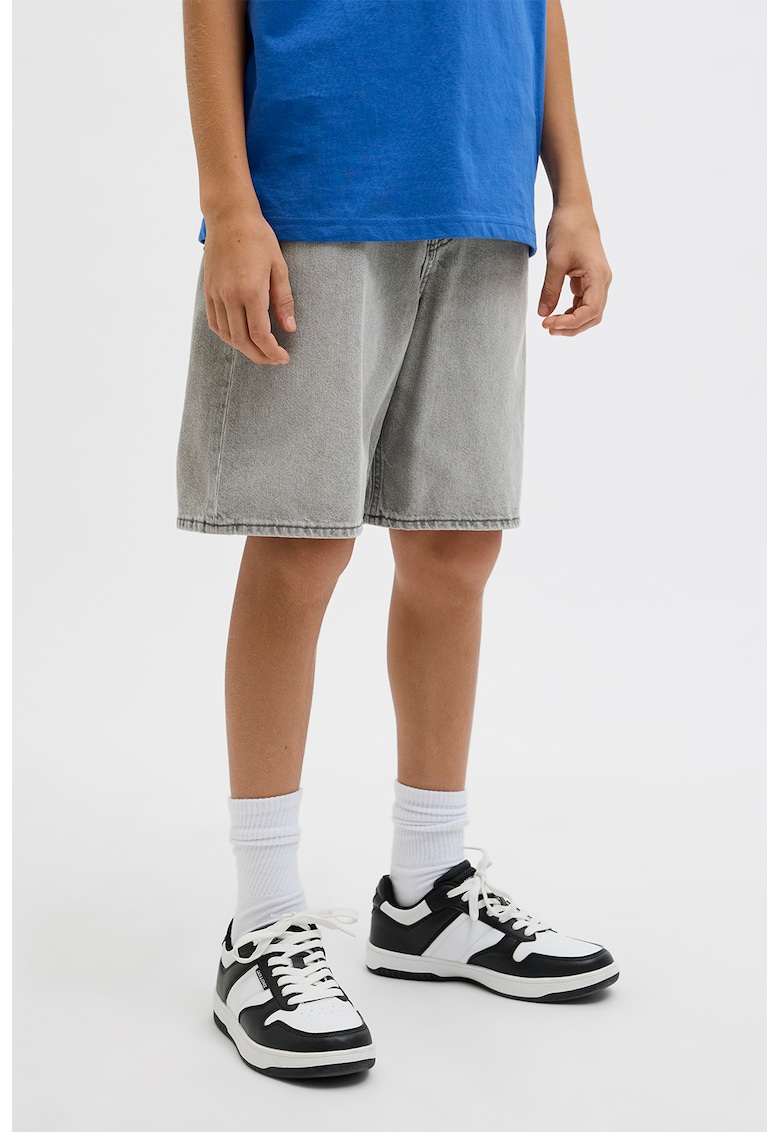 Blugi scurti regular fit - Gri