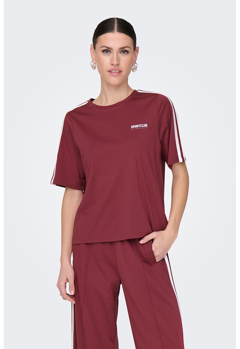 Tricou lejer cu decolteu rotund