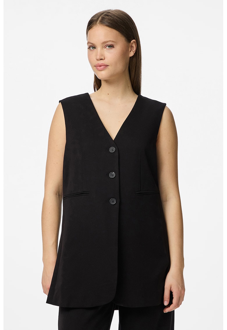 Sacou lejer cu buzunare cu refilet