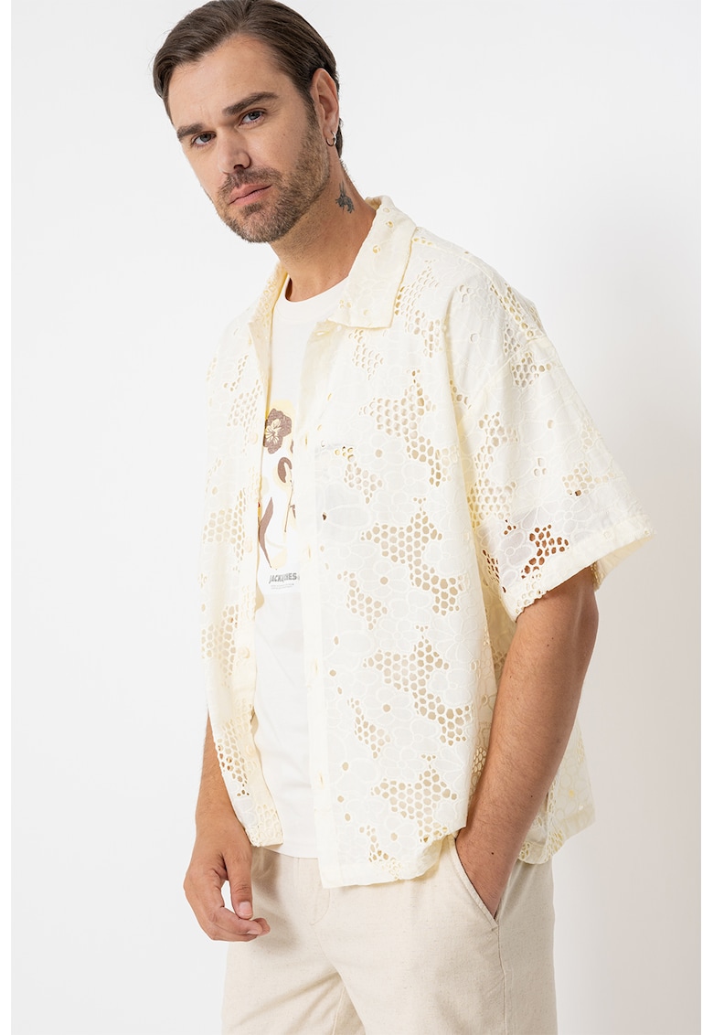 Camasa cu aspect cu perforatii