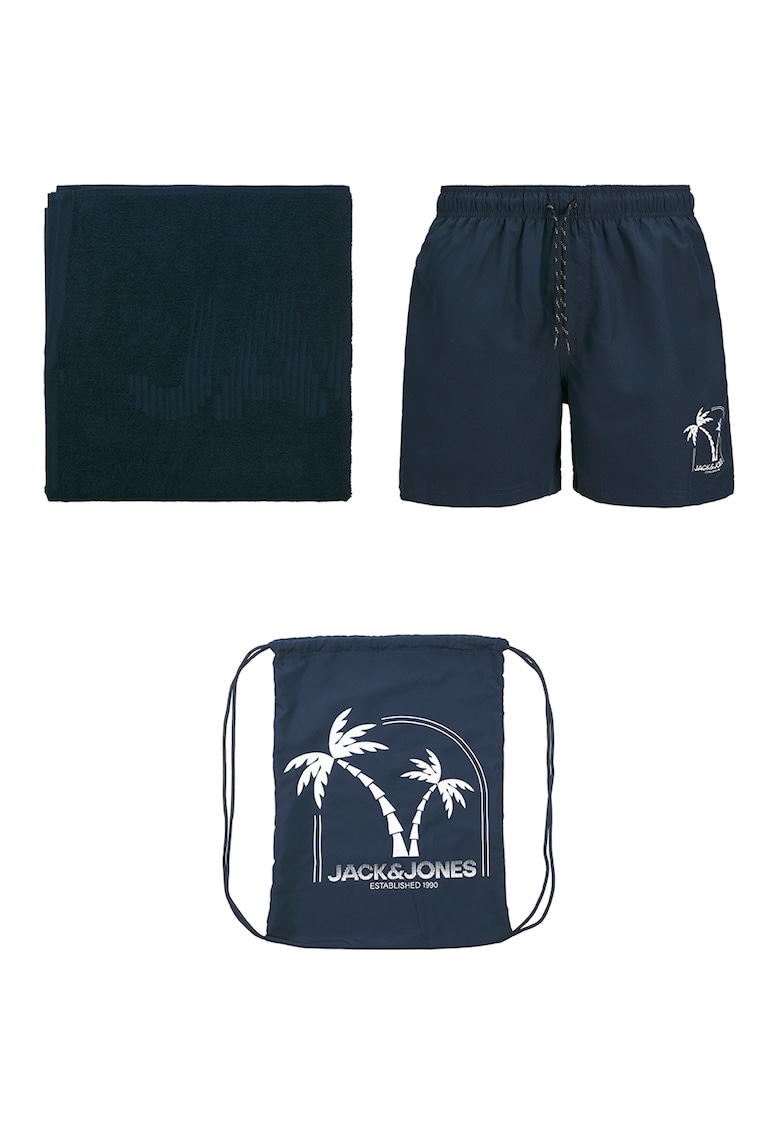 Set de pantaloni scurti de baie si prosop - 2 piese