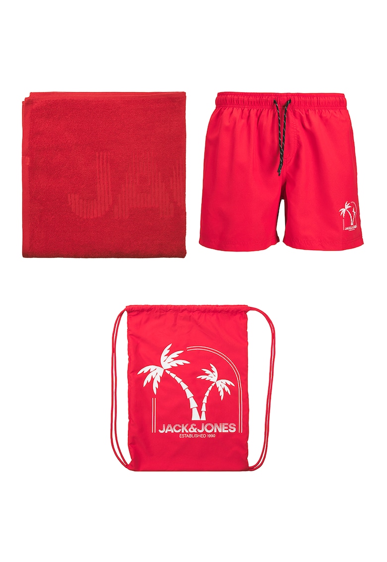 Set de pantaloni scurti de baie si prosop - 2 piese