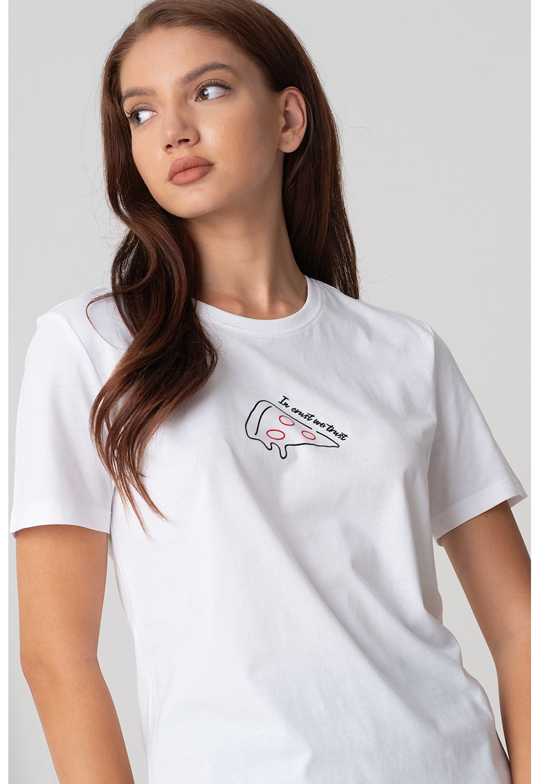 Tricou din bumbac cu imprimeu grafic