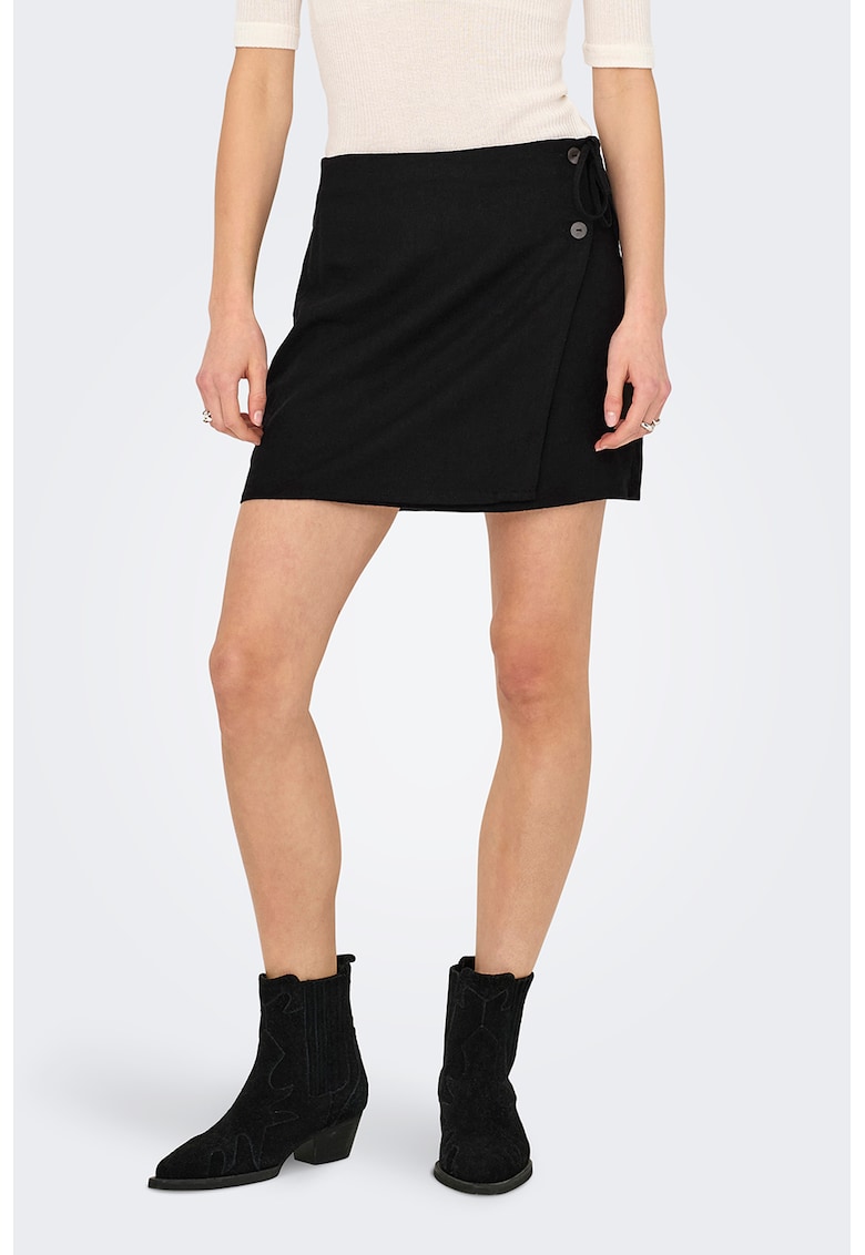 Fusta petrecuta din amestec de in