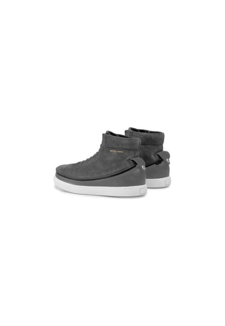 Pantofi barbati - SKSNH - gri - piele naturala -
