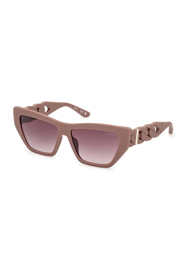 Ochelari de soare cat-eye cu lentile in degrade - Maro taupe