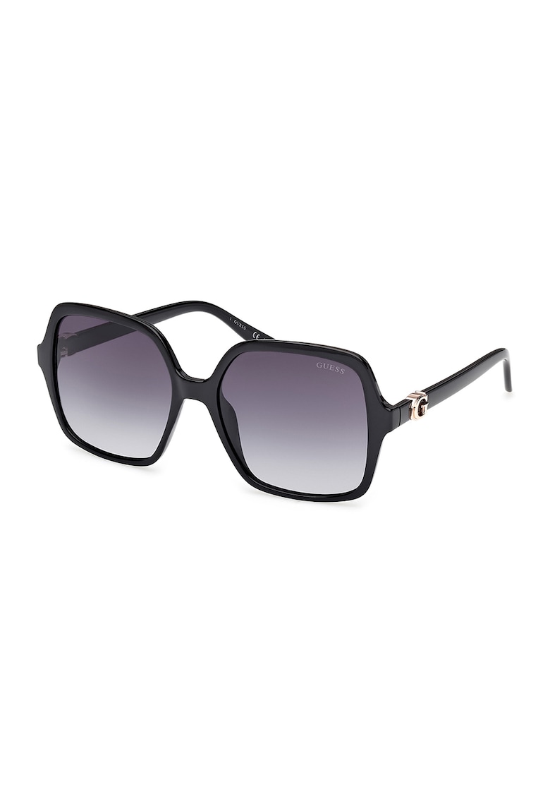 Ochelari de soare patrati cu lentile in degrade - Negru