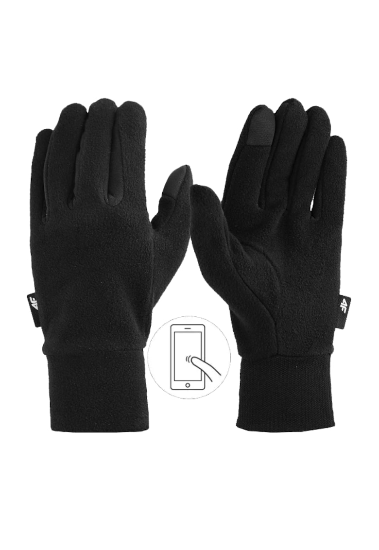 Manusi unisex Poliester - Negru - XS INTL