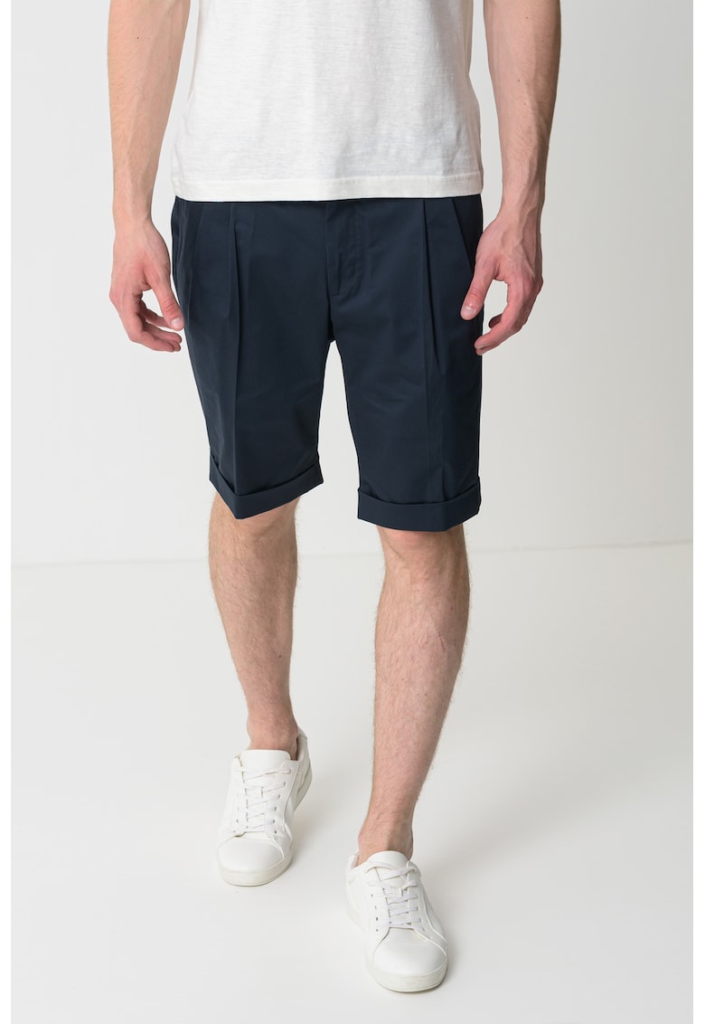 Bermude chino cu buzunare oblice