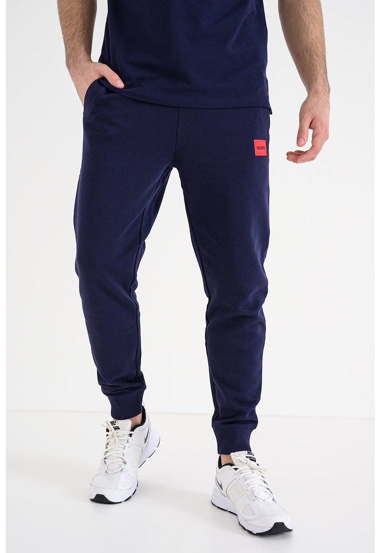 Pantaloni de trening cu buzunare oblice Doak - Albastru indigo
