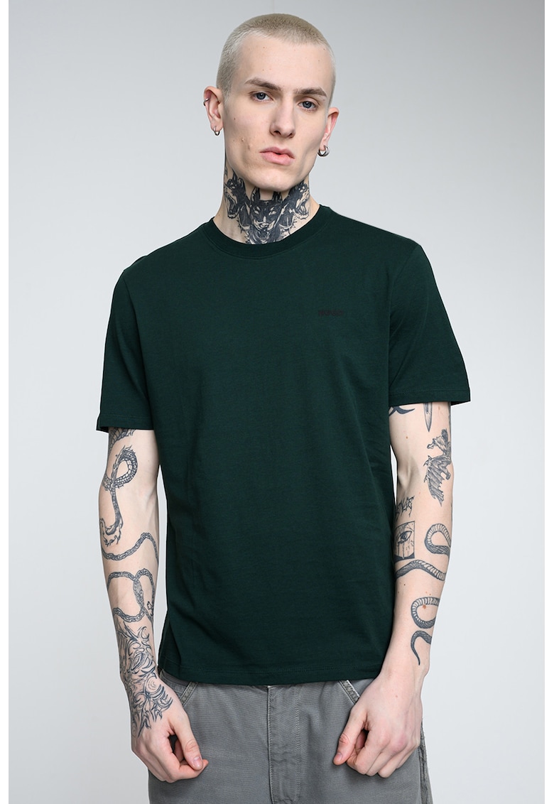 Tricou regular fit din bumbac Dero - Verde