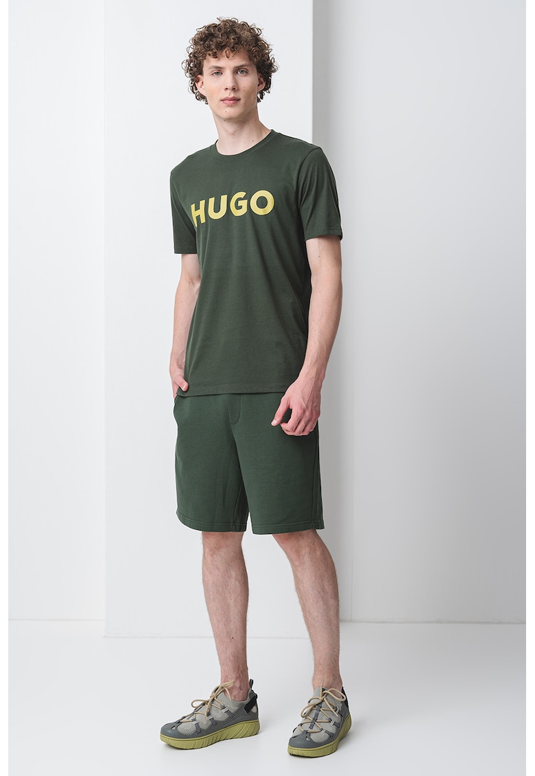 Tricou regular fit cu imprimeu logo cauciucat Dulivio Tricou regular fit cu imprimeu logo cauciucat Dulivio