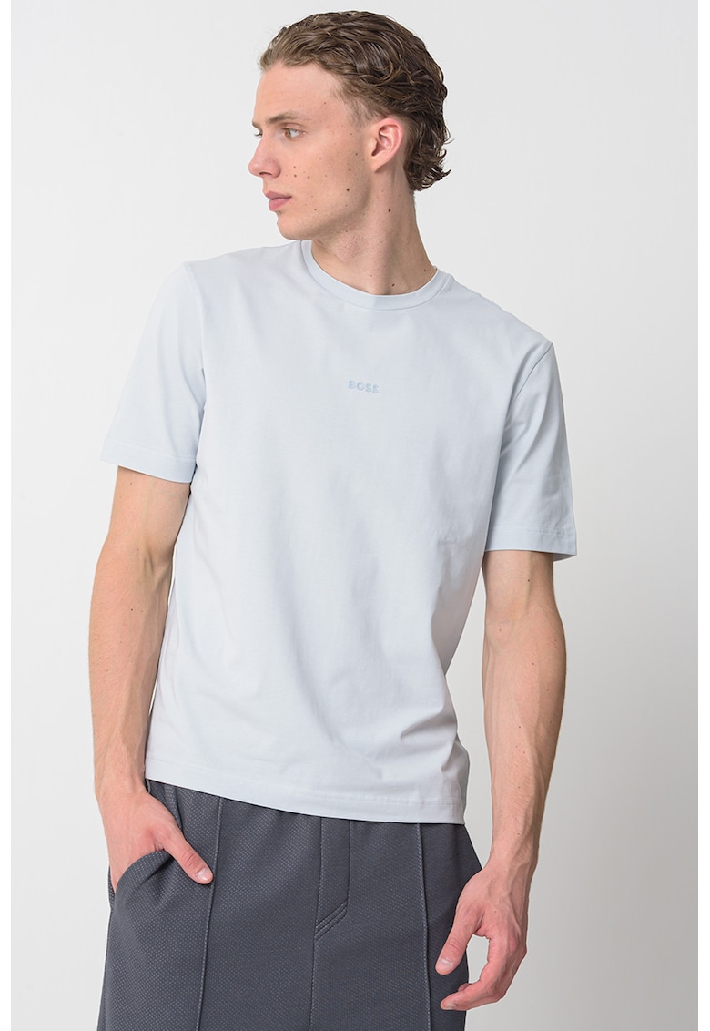 Tricou lejer cu logo discret Chup