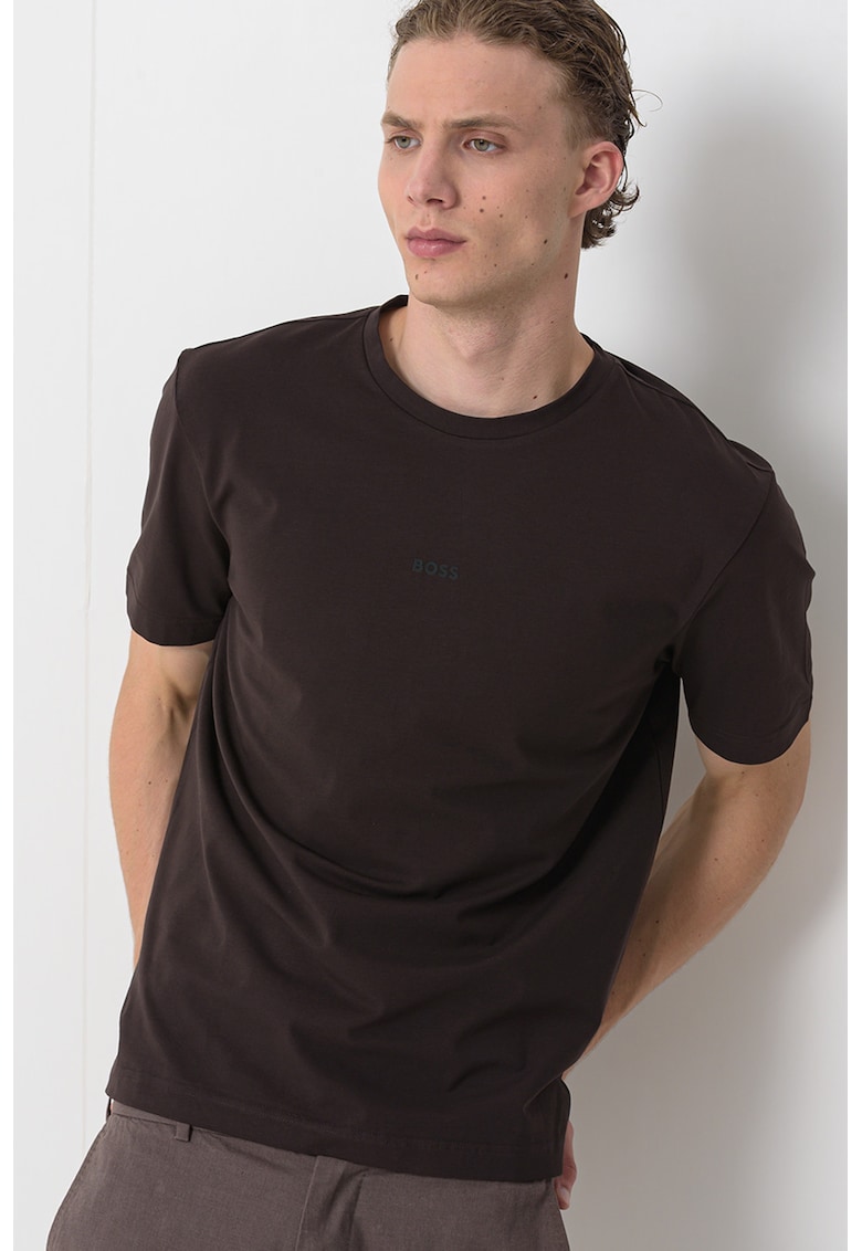 Tricou lejer cu logo discret Chup