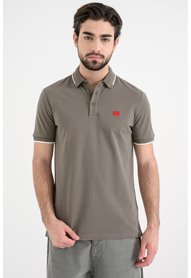 Tricou polo slim fit Deresino