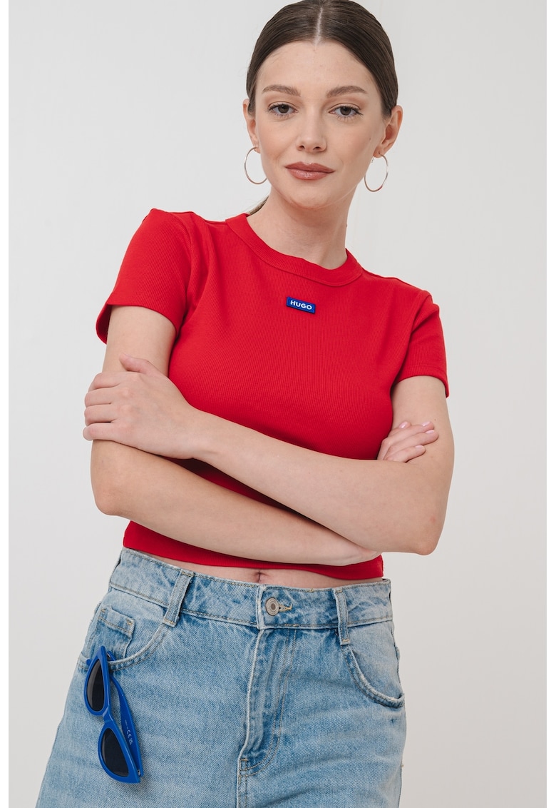 Tricou crop slim fit Baby