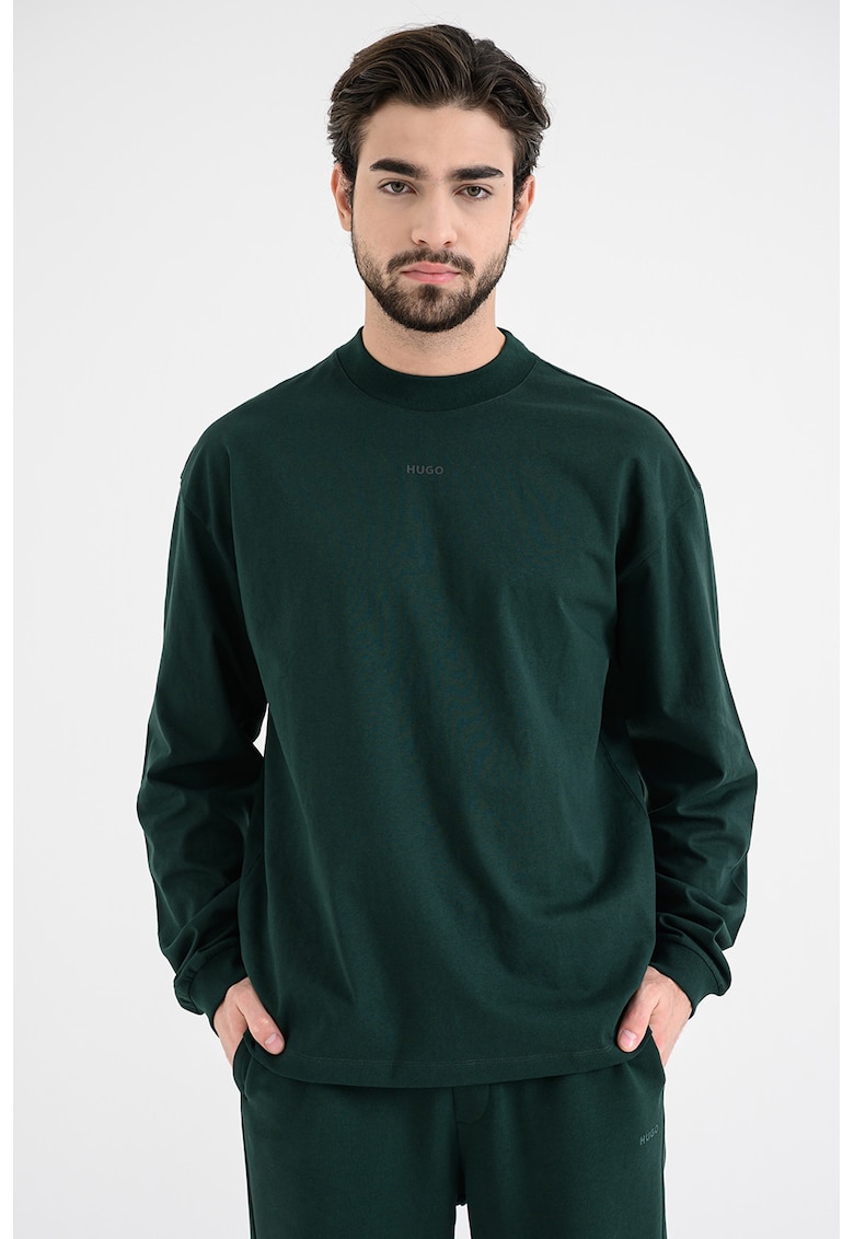 Bluza de trening cu decolteu la baza gatului Daposo