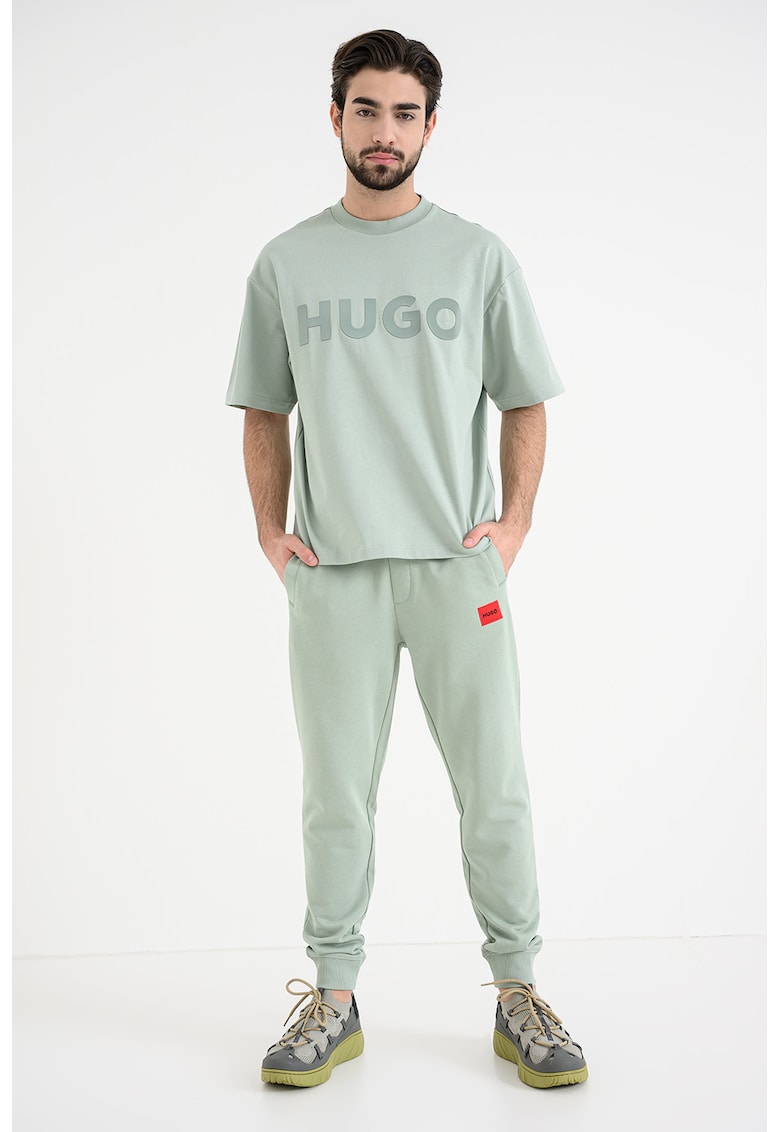 Tricou supradimensionat cu decolteu la baza gatului Dinkee