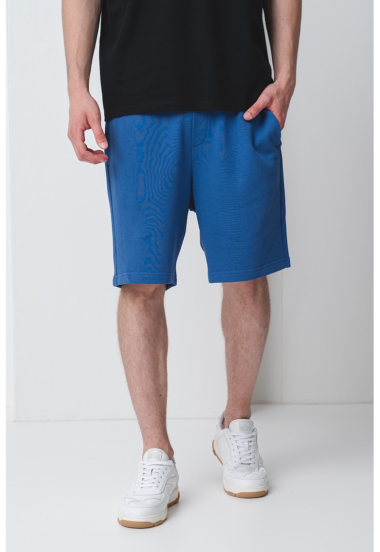 Bermude din bumbac cu logo Bermude din bumbac cu logo