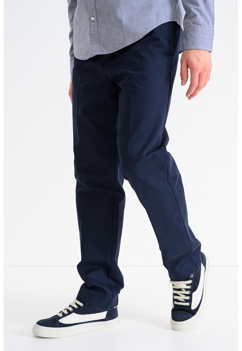 Pantaloni chino slim fit Genar - Albastru ultramarin