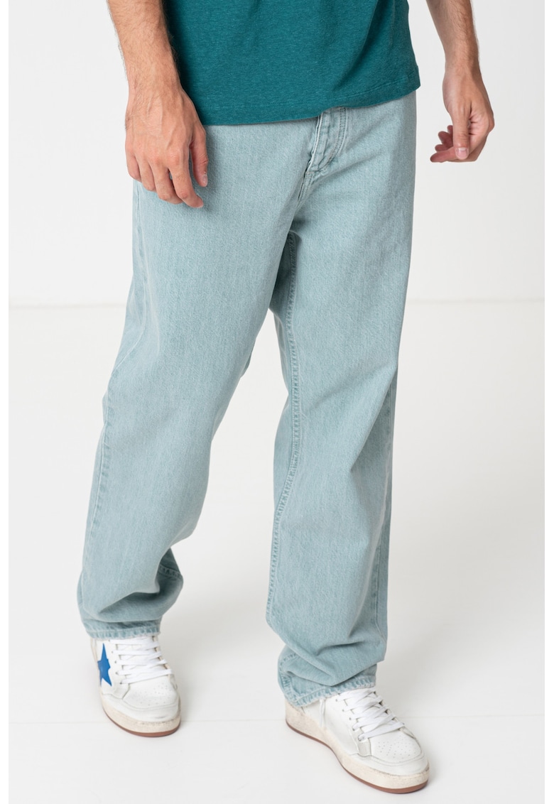 Blugi relaxed fit cu model cu 5 buzunare Nate