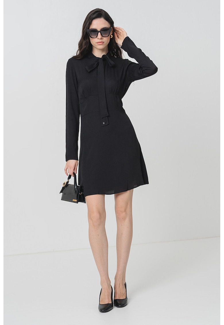 Rochie uni evazata - Negru