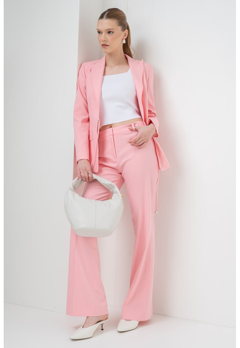 Pantaloni eleganti cu talie inalta