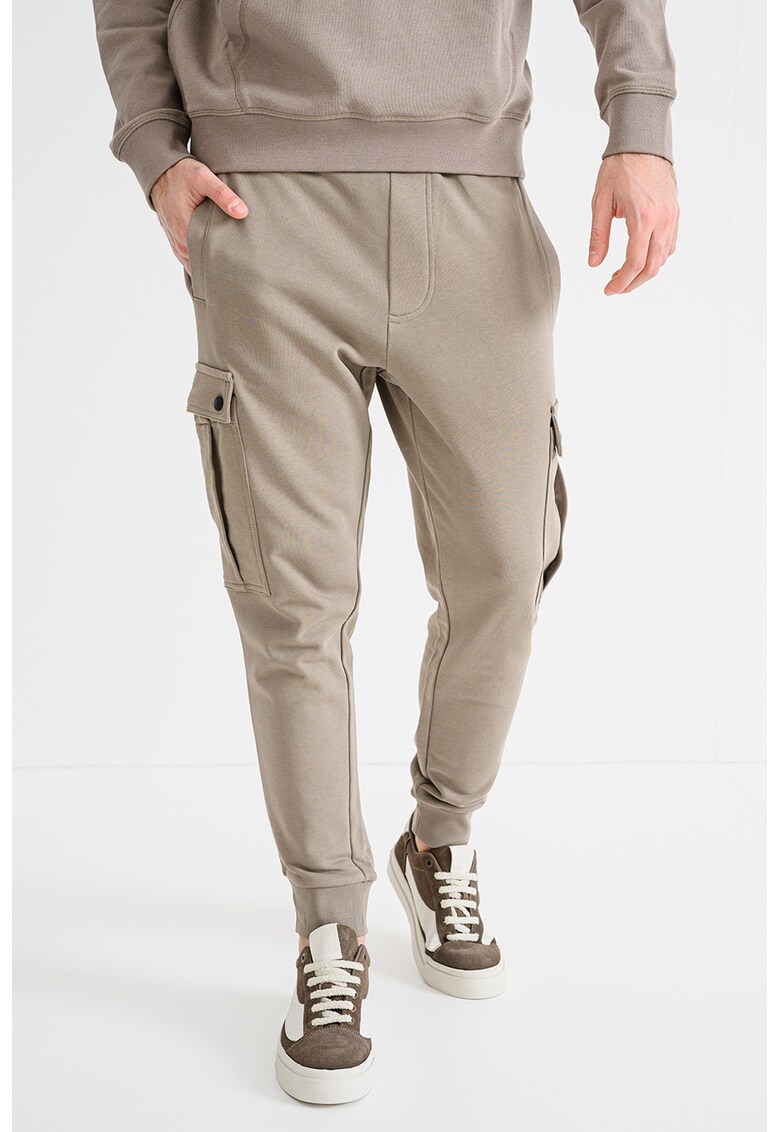 Pantaloni cargo de bumbac