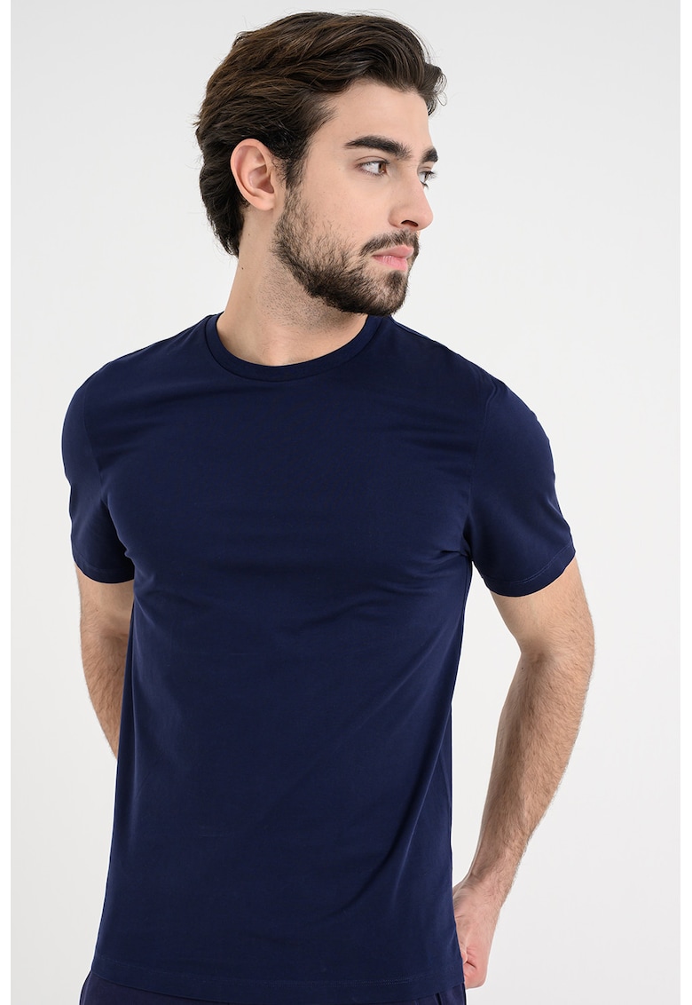 Tricou slim-fit Dimerstee - Albastru indigo