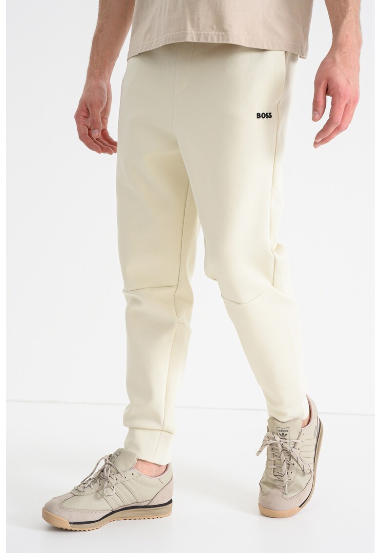 Pantaloni de trening cu talie ajustabila Zone - Alb fildes