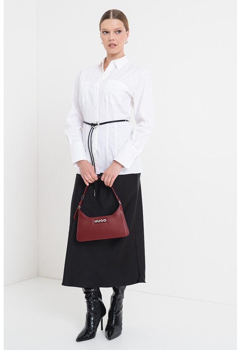 Camasa slim fit Everlee - Alb