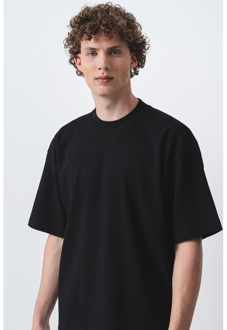 HUGO - Tricou uni de bumbac
