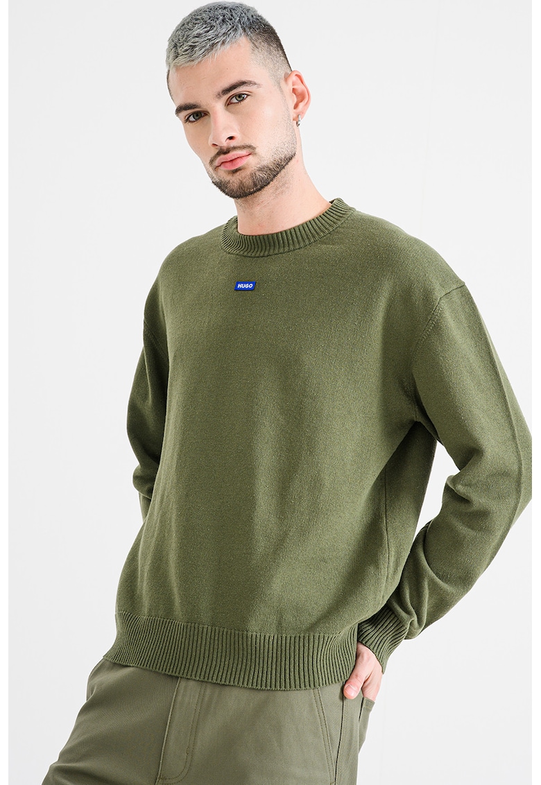 Pulover lejer San Casey - Verde masliniu